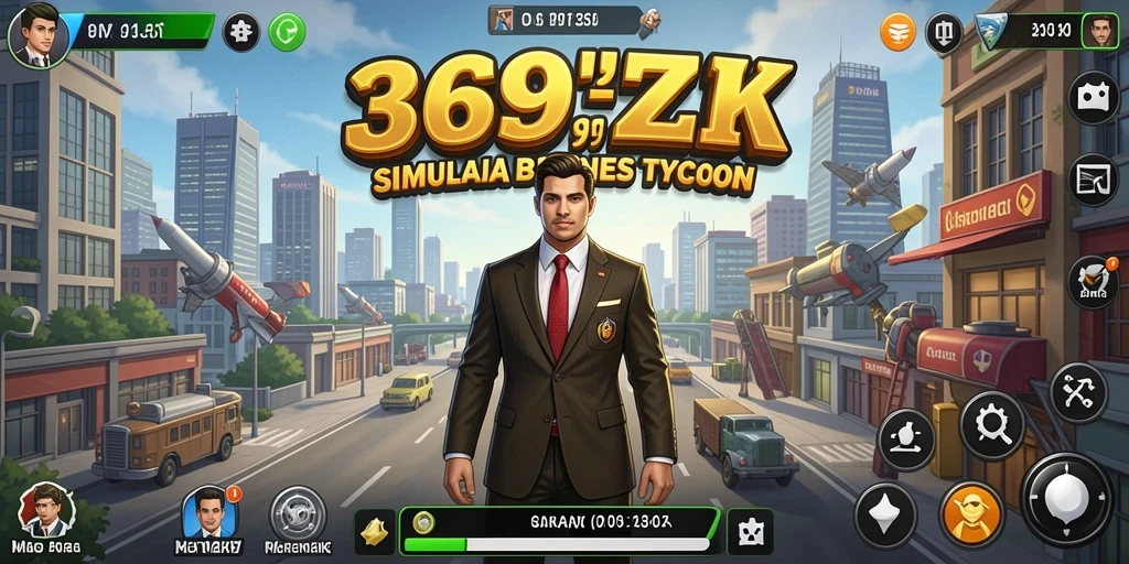 Tampilan gameplay menawan dari 369ZK di dunia Tycoon.