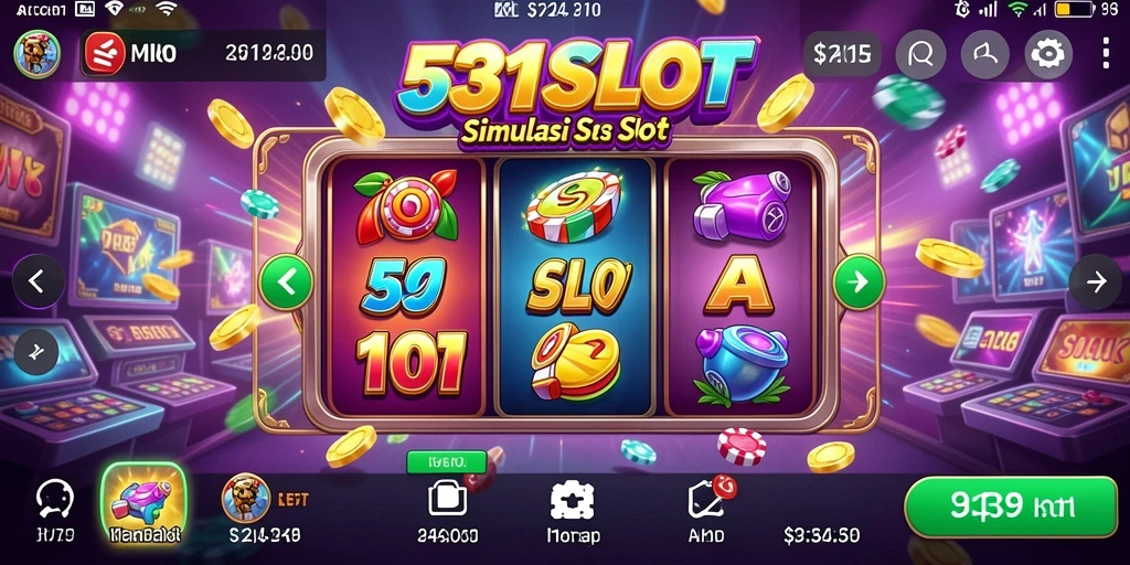 Tampilan grafis menarik dari game 531SLOT saat dimainkan.
