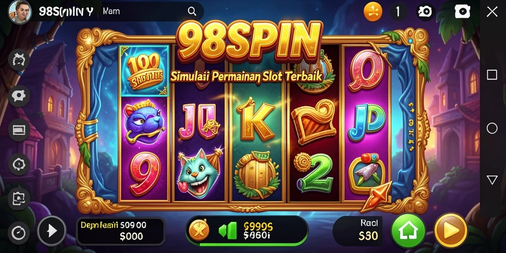 Tampilan gameplay yang menarik dari 98SPIN dengan berbagai mesin slot.