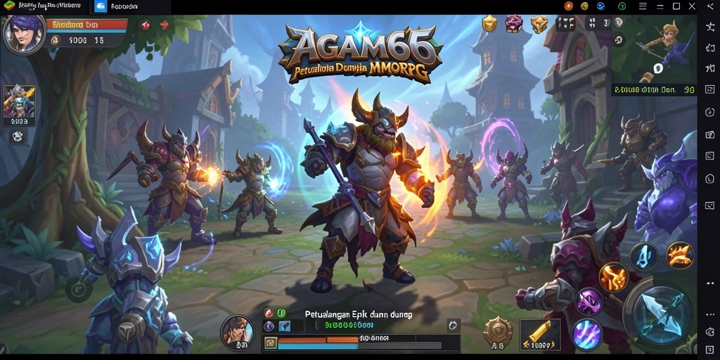Screenshot utama AGAM66 menampilkan aksi gameplay yang mendebarkan.