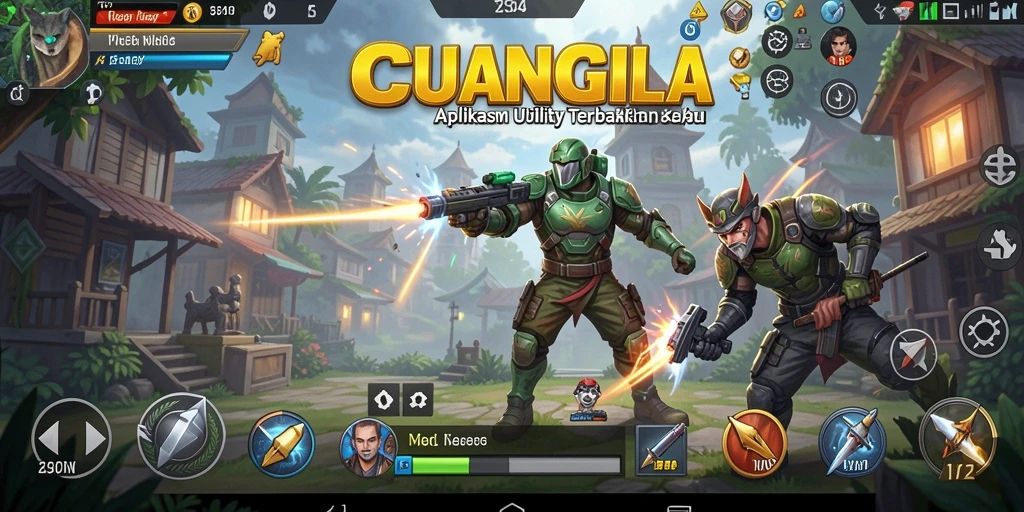 Screeshot utama CUANGILA menampilkan interface pengelolaan utility yang sederhana dan intuitif.
