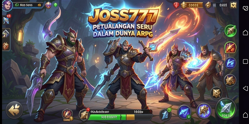 Tampilan gameplay JOSS777 yang menarik dan mendebarkan.
