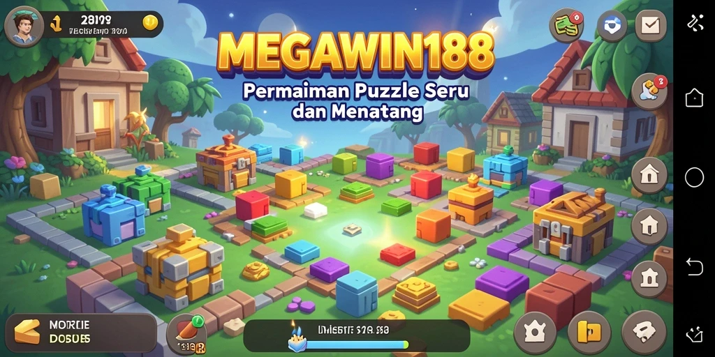 Tampilan gameplay seru dari MEGAWIN188 dengan tantangan puzzle menarik.