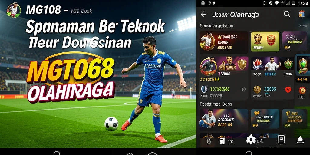 Tampilan gameplay olahraga yang menarik di MG108.