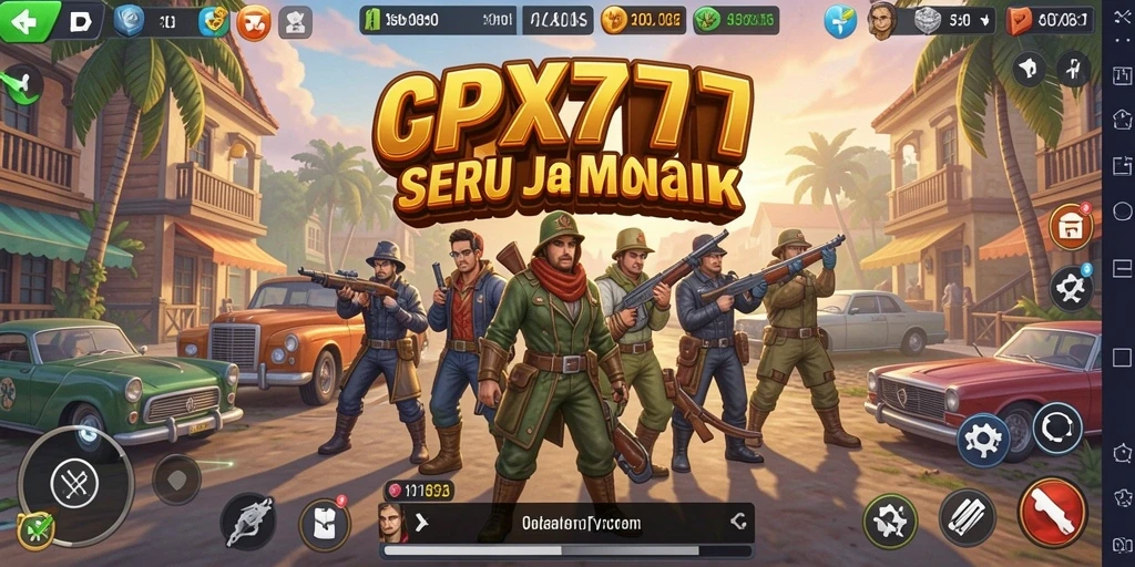 Tampilan menarik gameplay PCX777 yang penuh strategi Tycoon.